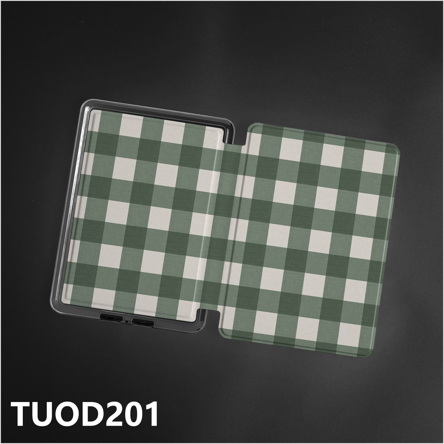Check Grid Flip Hand Strap Protector for Kindle Paperwhite 10th 11th 12th Gen