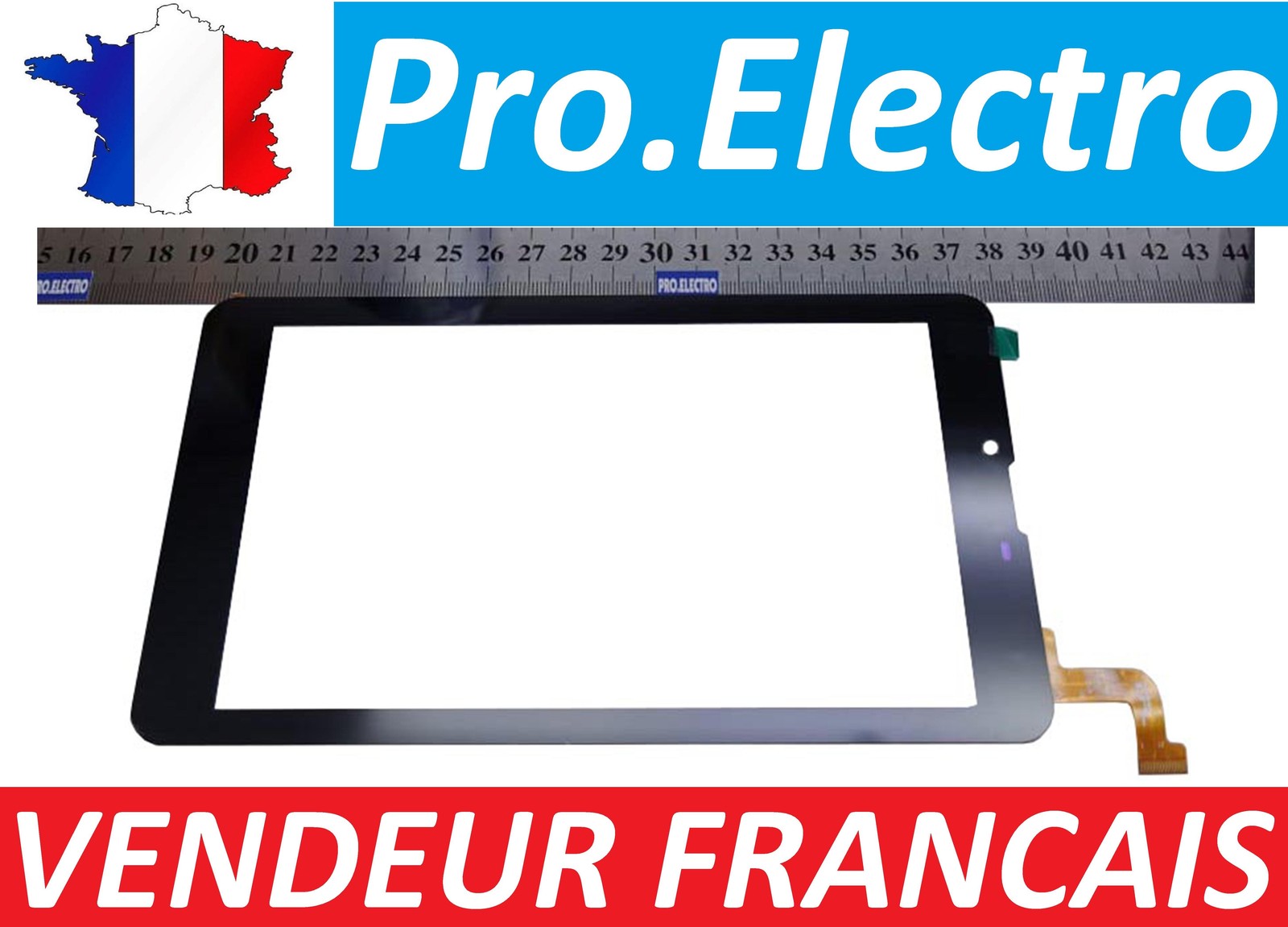 PRO ELECTRO Glass Touchscreen Black Compatible Touch For Tablets DP070002-F8