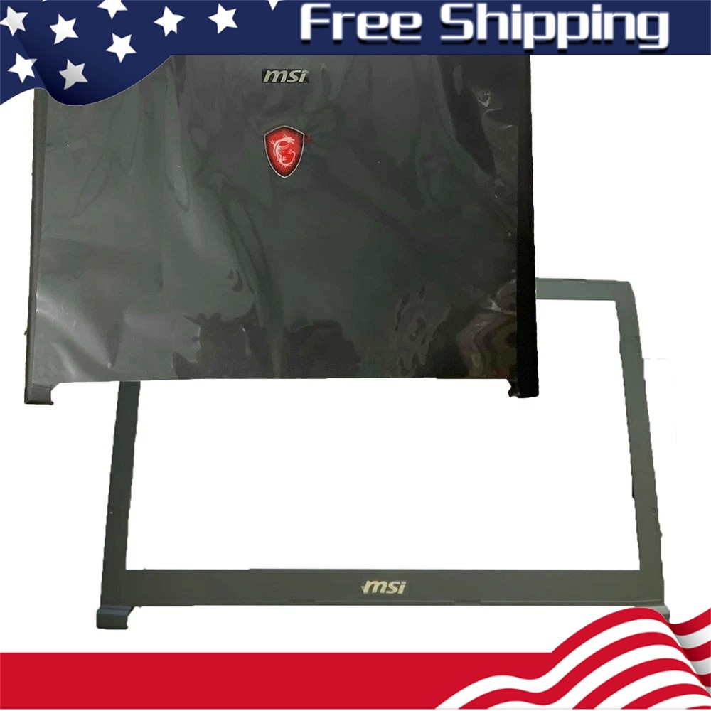 New For MSI GE72 GE72VR 6RF 7RF Pro MS-1791 MS-1794 Top Lid Back Cover & Bezel
