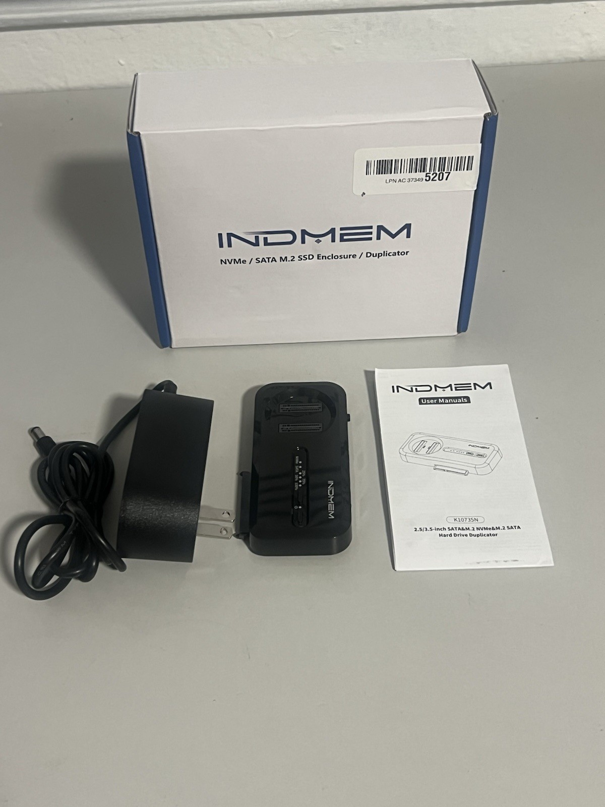 INDMEM Sata M.2 SSD Enclosure  Duplicator