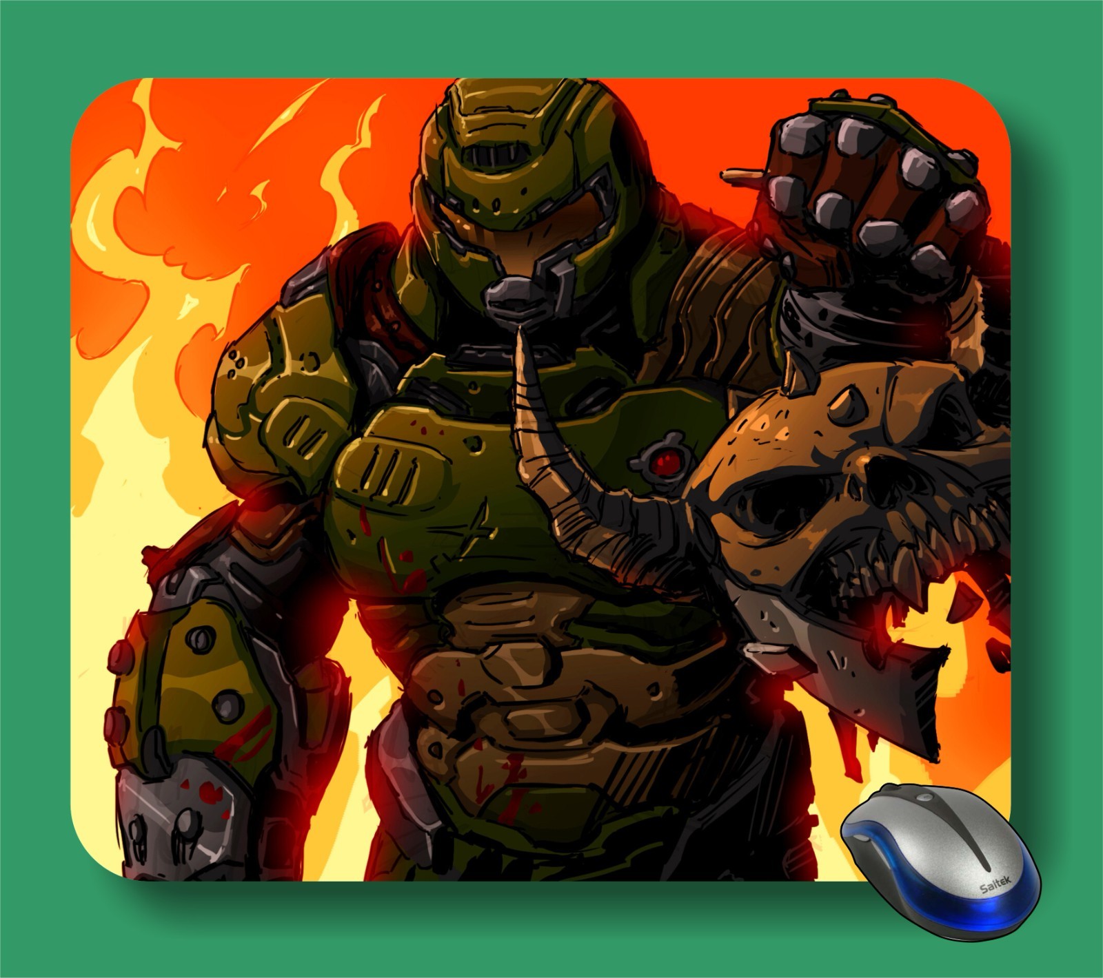 Doom Computer Gaming Mouse Pad  do5