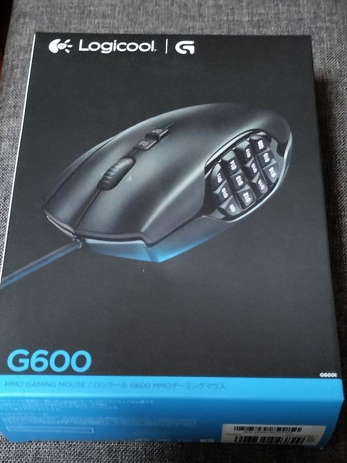 Logicool Logitech MMO Gaming Mouse G600t Button 20 New Box Slight Dent/Scuff