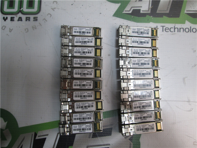 Cisco DS SFP FC8G SW 8Gb Fibre Channel SFP Plus Transceiver Lot of 20