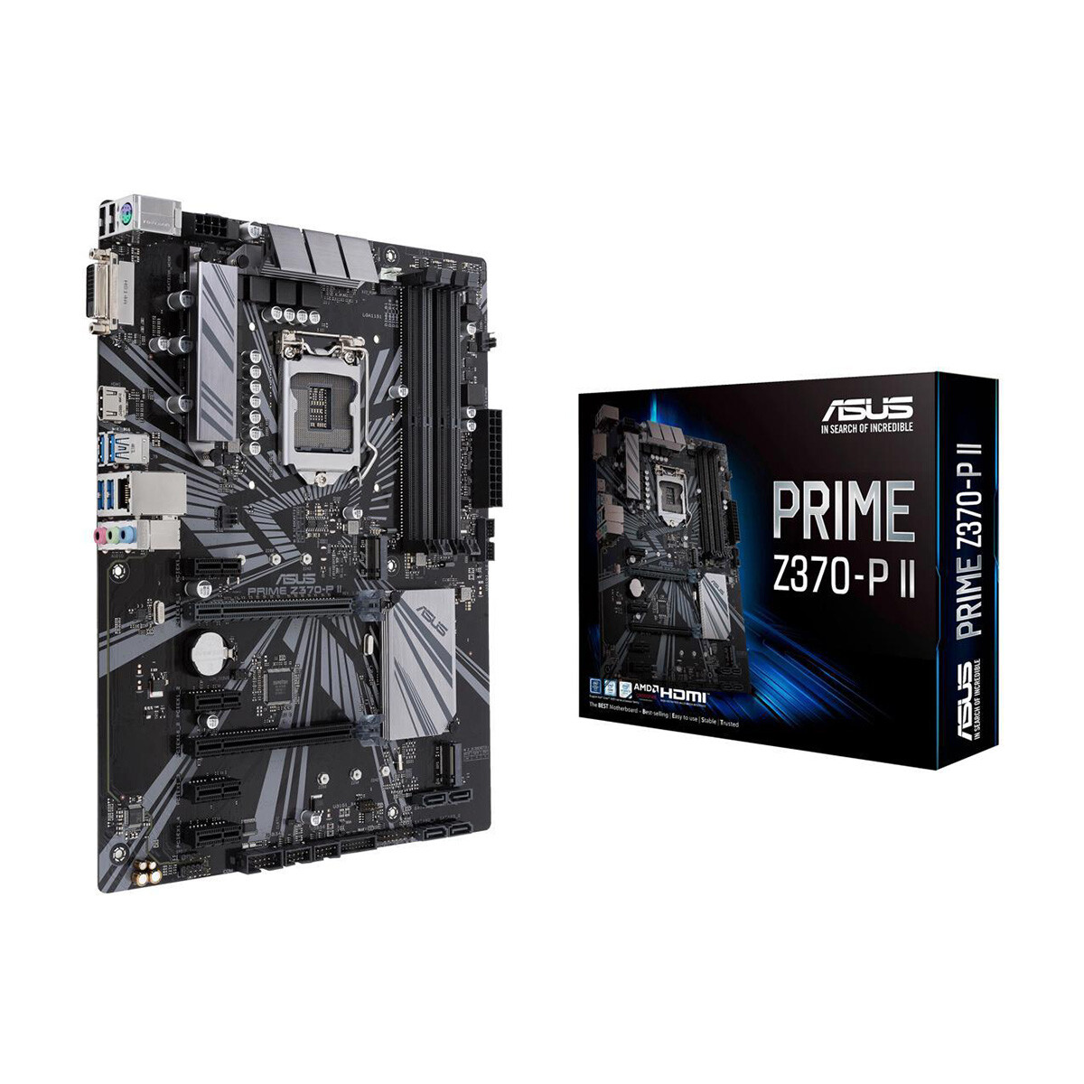ASUS PRIME Z370-P II LGA 1151 Intel Z370 HDMI SATA 6Gb/s ATX Intel Motherboard