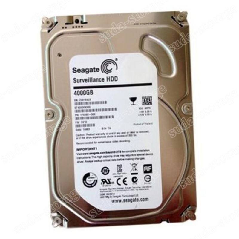 1PCS Seagate Surveillance ST4000VX000 4TB 5900 RPM 64MB SATA 6.0Gb/s 3.5" Hard