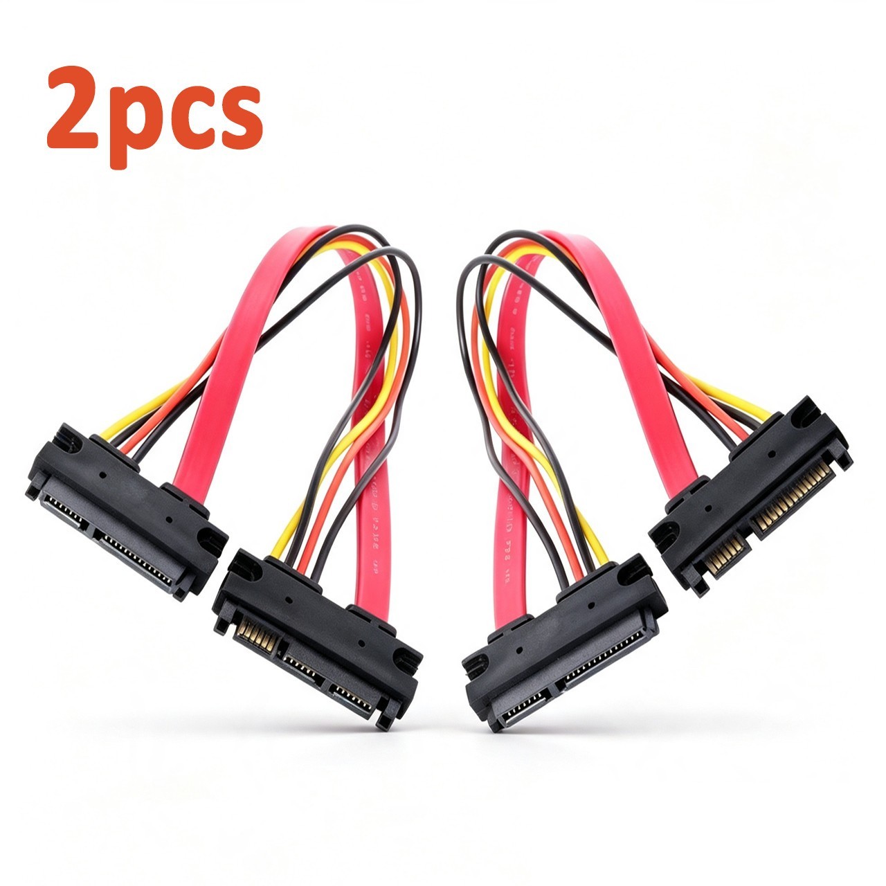 22 Pin SATA Extension Cable 7+15 Pin Male to Female for HDD SSD Power Data 50cm