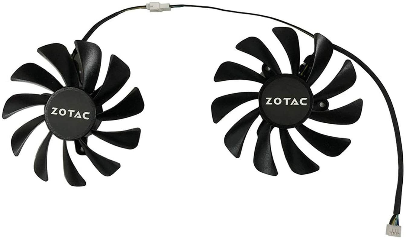 2pcs/set 95MM GAA8S2U Cooler fan For ZOTAC GeForce GTX1070Ti GTX1080Ti AMP