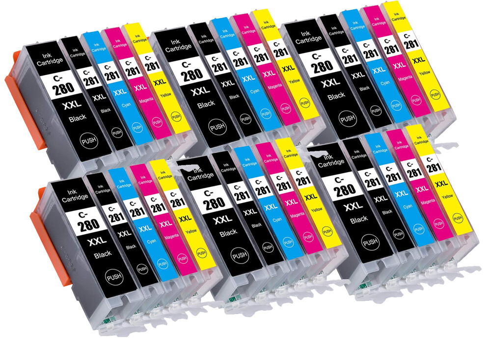 30P PGI-280XXL CLI-281XXL Ink Cartridges for Canon TR8620A TR8622A TS702A TS9520