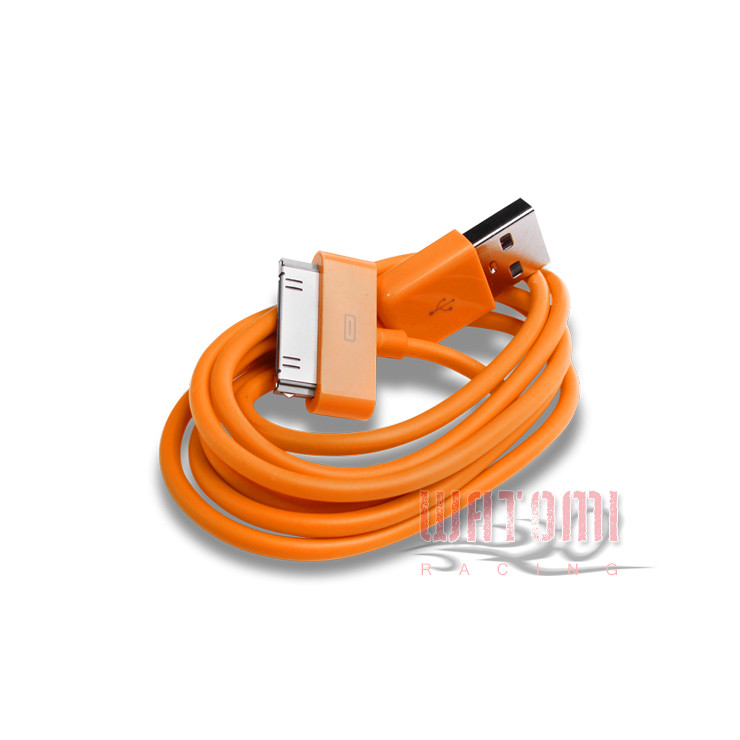 50X 6FT USB 30PIN ORANGE CABLE DATA CHARGER FOR GALAXY TAB 7.0 PLUS 8.9 10.1
