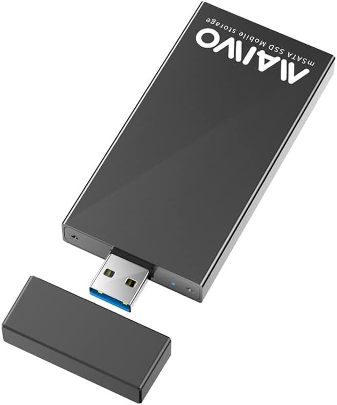 MAIWO mSATA SSD Enclosure USB 3.0 5Gbps Adapter Aluminum Case Reader