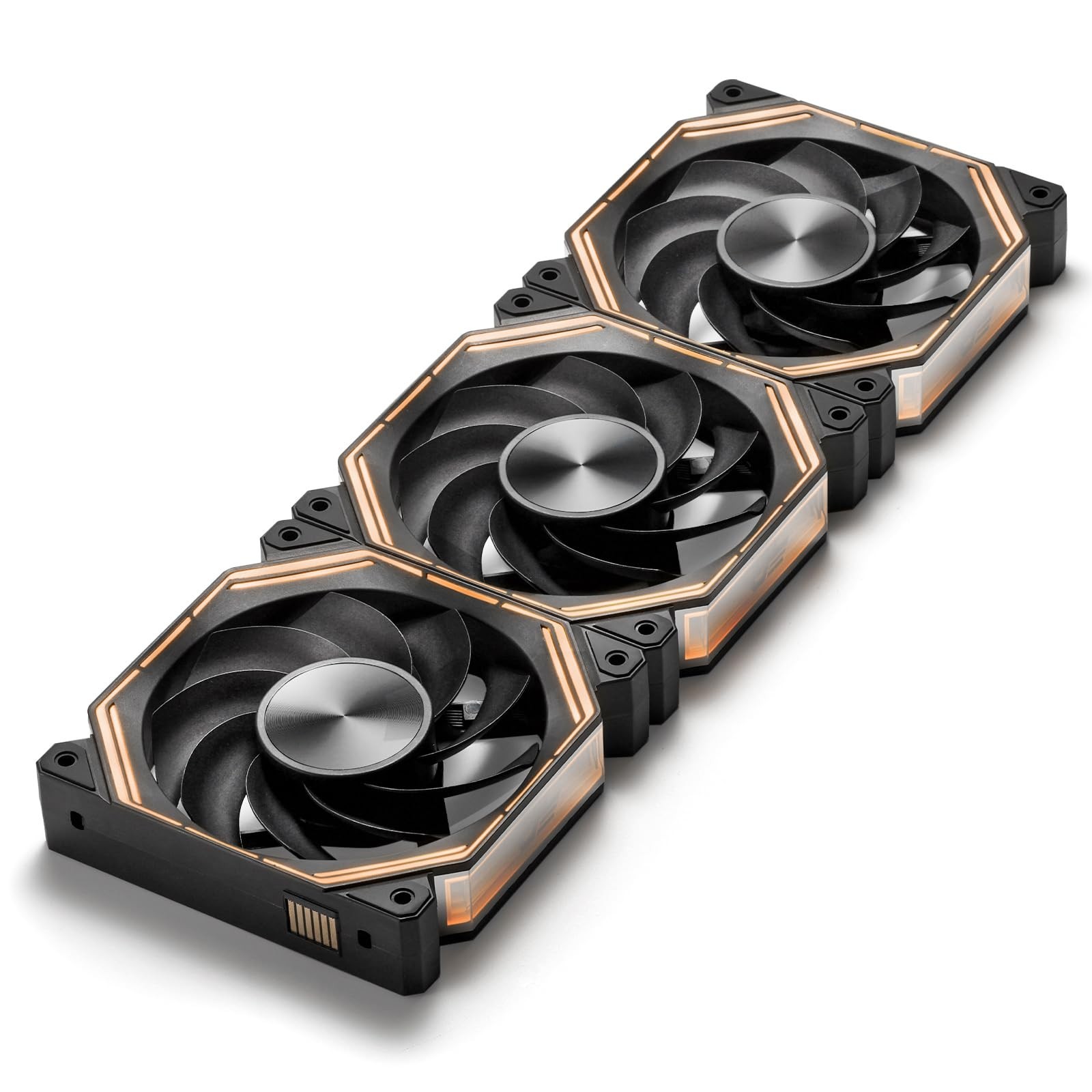 darkFlash INF34 120MM PC Case Fan, Daisy-Chain, up to 2000RPM Cooling, 4-Pin ...