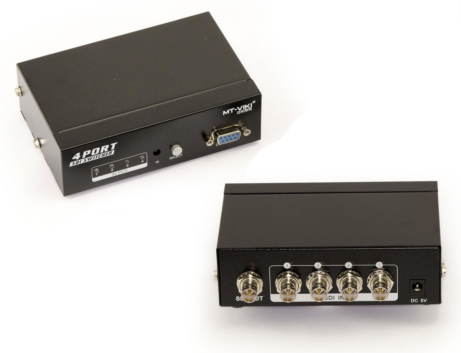 SDI Switch 4 Ports - Remote Control And RS232 Controllable