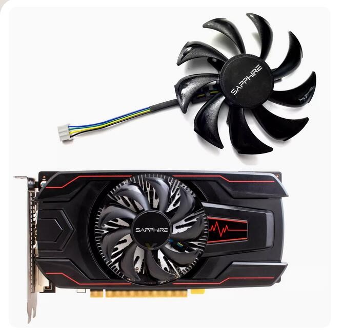 For SAPPHIRE RX550 560 460 2G/4GB PULSE OC Graphics Card Fan GA91S2M
