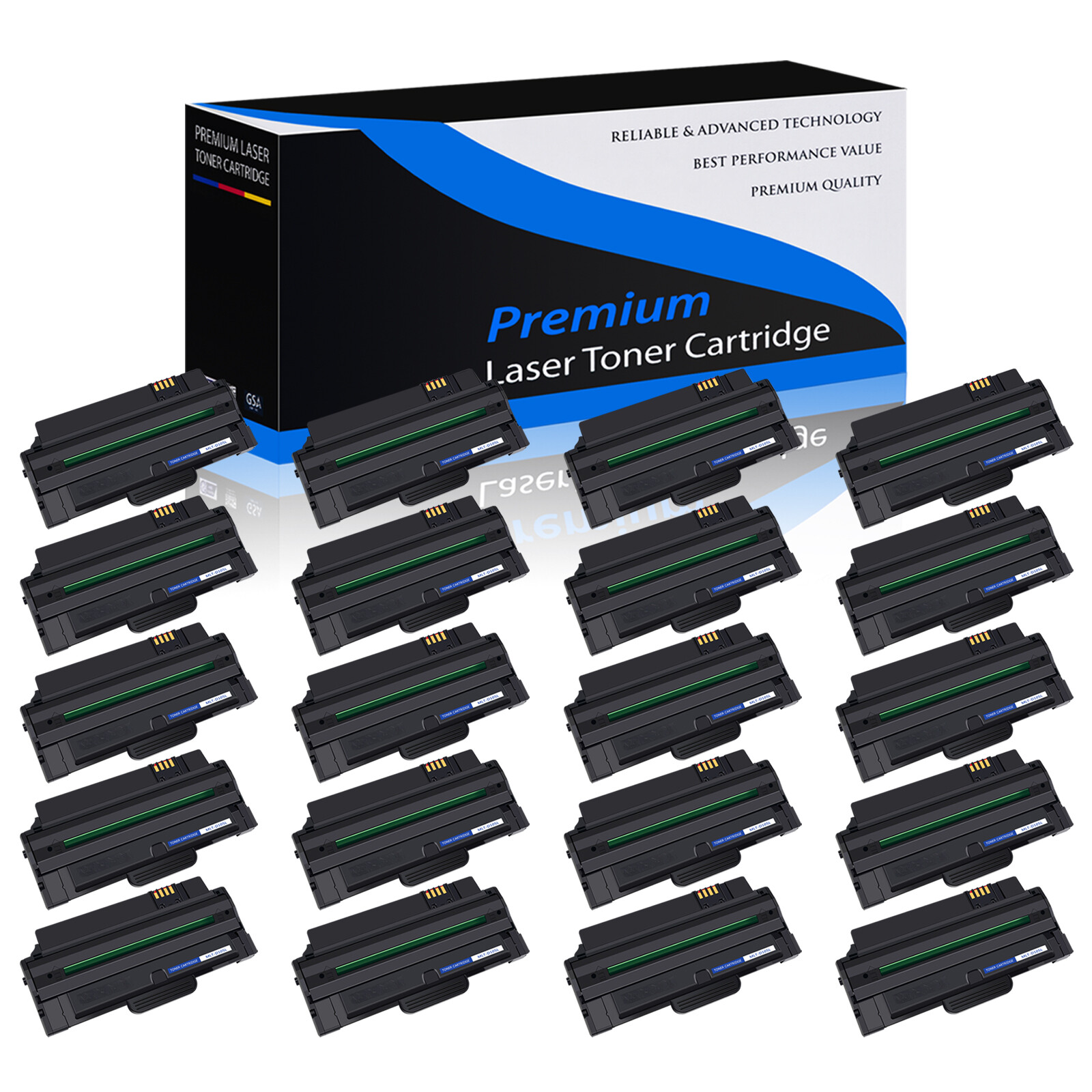 20PK MLTD105L Toner For Samsung ML-2525W ML-2580n SCX-4600 SCX-4623F SCX-4623FN