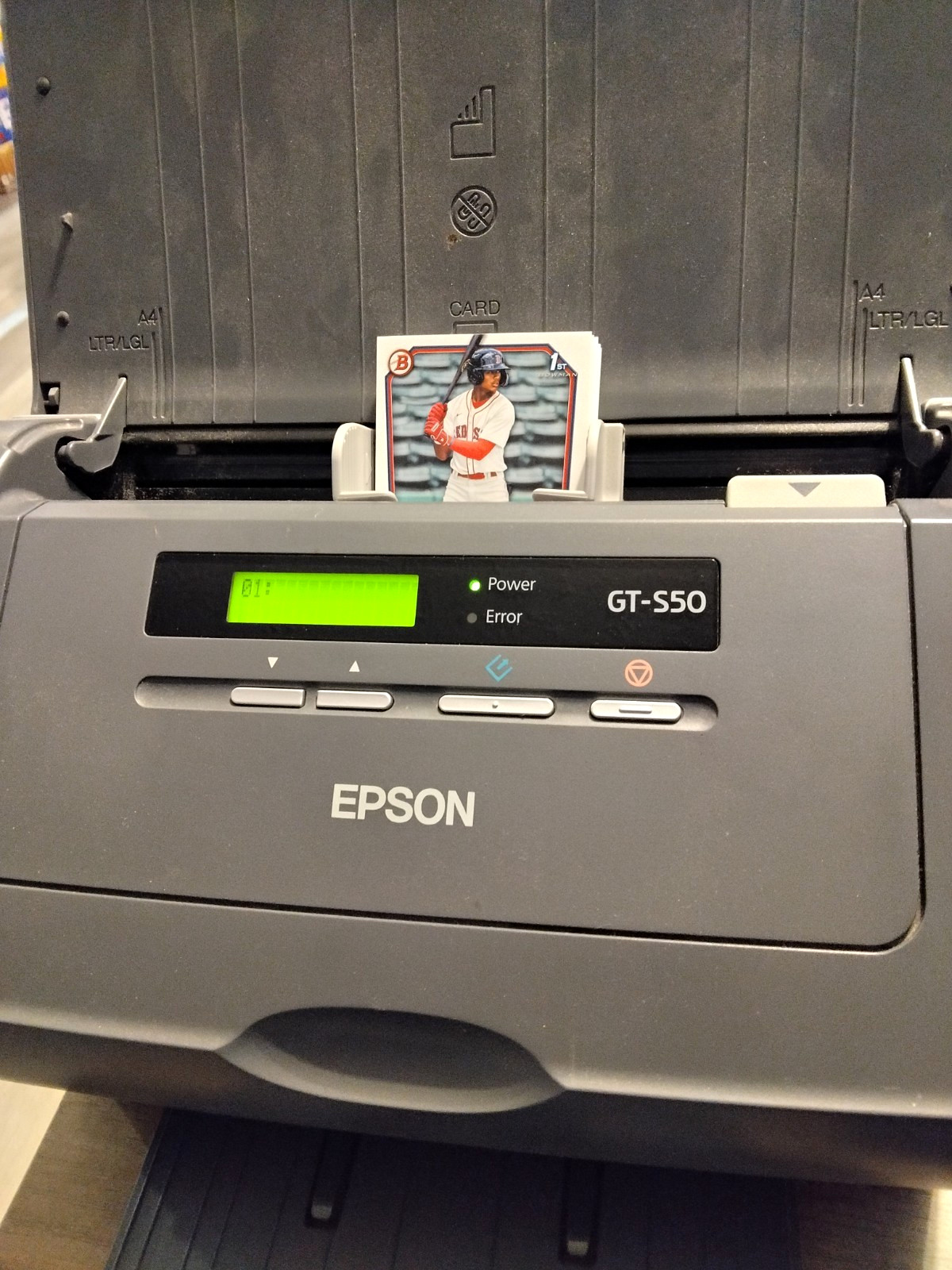 Epson WorkForce GT-S50 Sheetfed Duplex Scanner USB 2.0 600x600 DPI A4