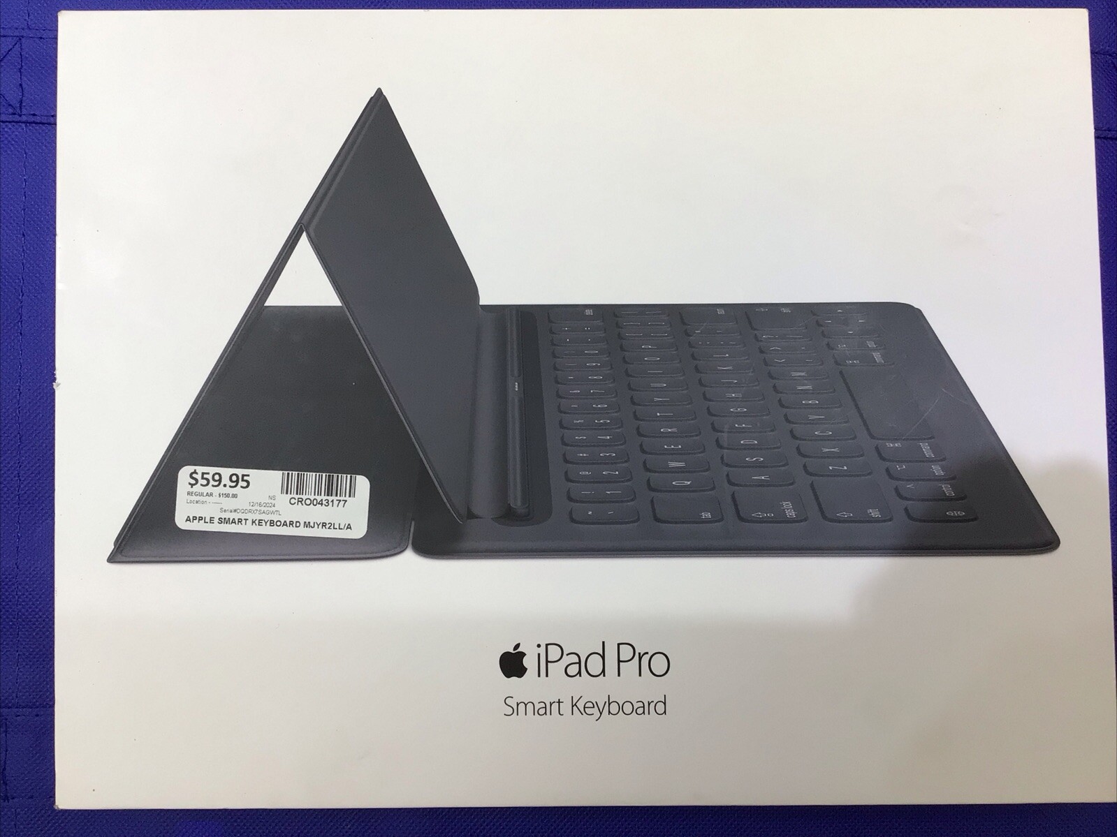 Apple MJYR2LL/A Smart Keyboard for iPad Pro - Gray