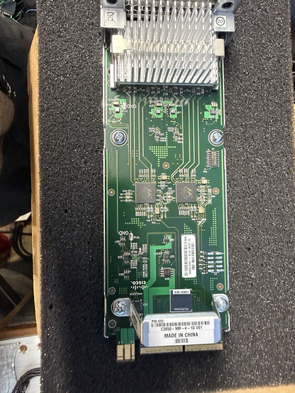 😀NEW CISCO CATALYST 3850 4-PORT NETWORK EXPANSION MODULE 1GPS C3850-NM-4-1G V01