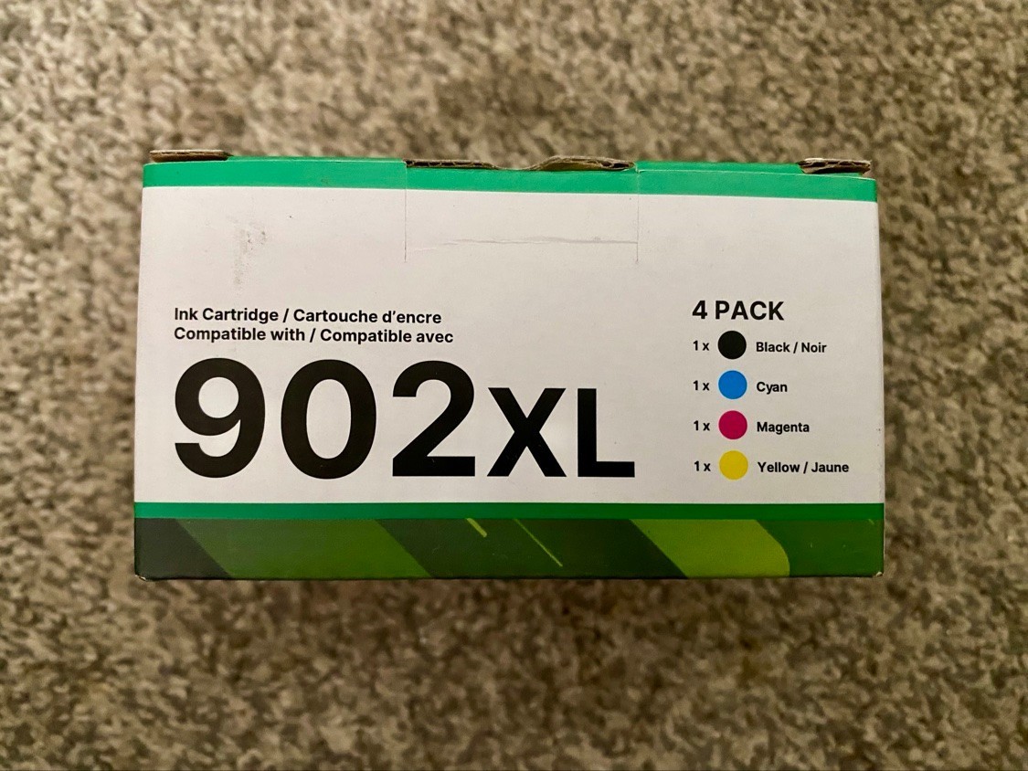 902XL Ink Cartridges for HP Printers,