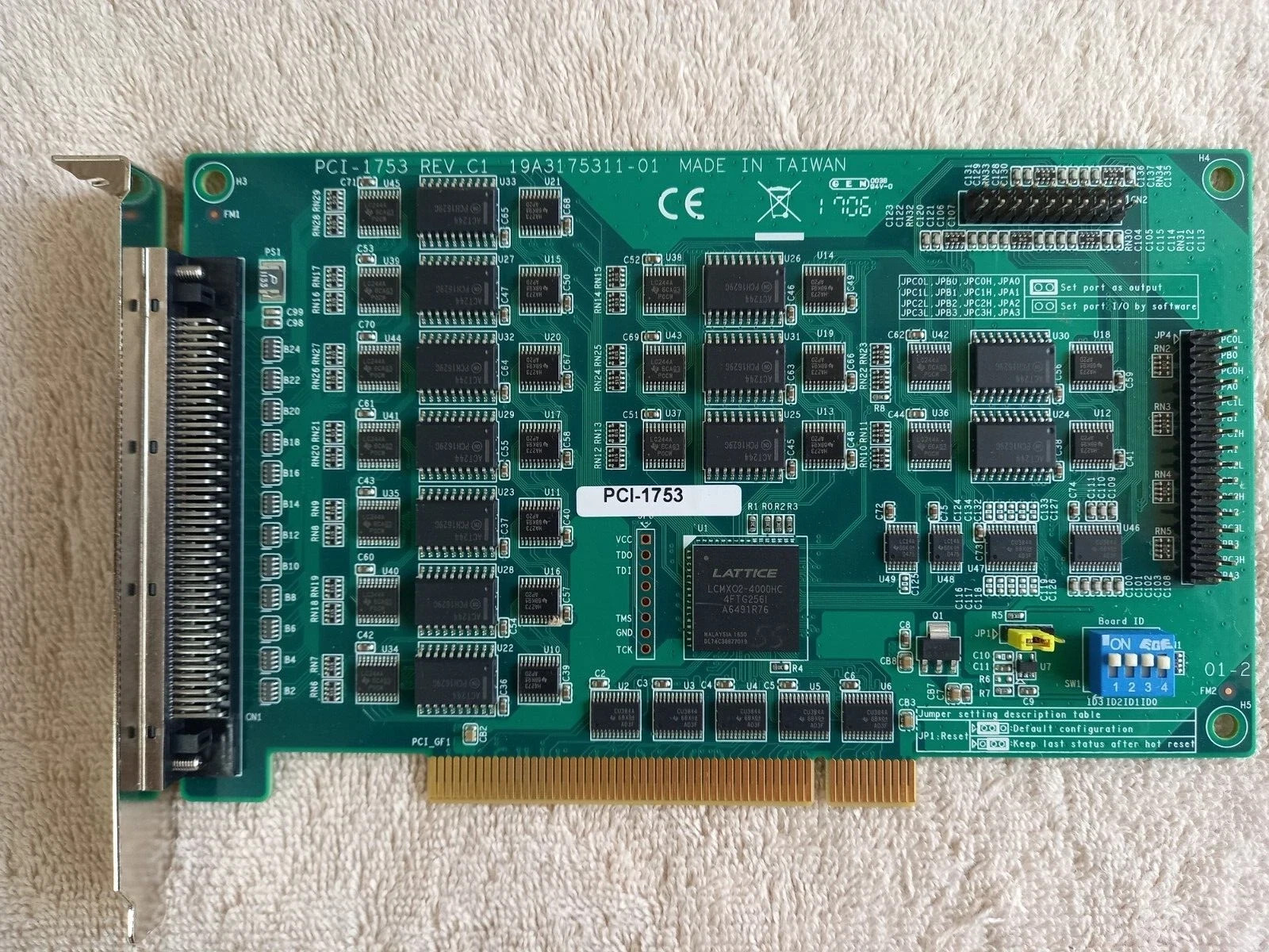 Advantech PCI-1753 REV.C1 PCI1753 Card used