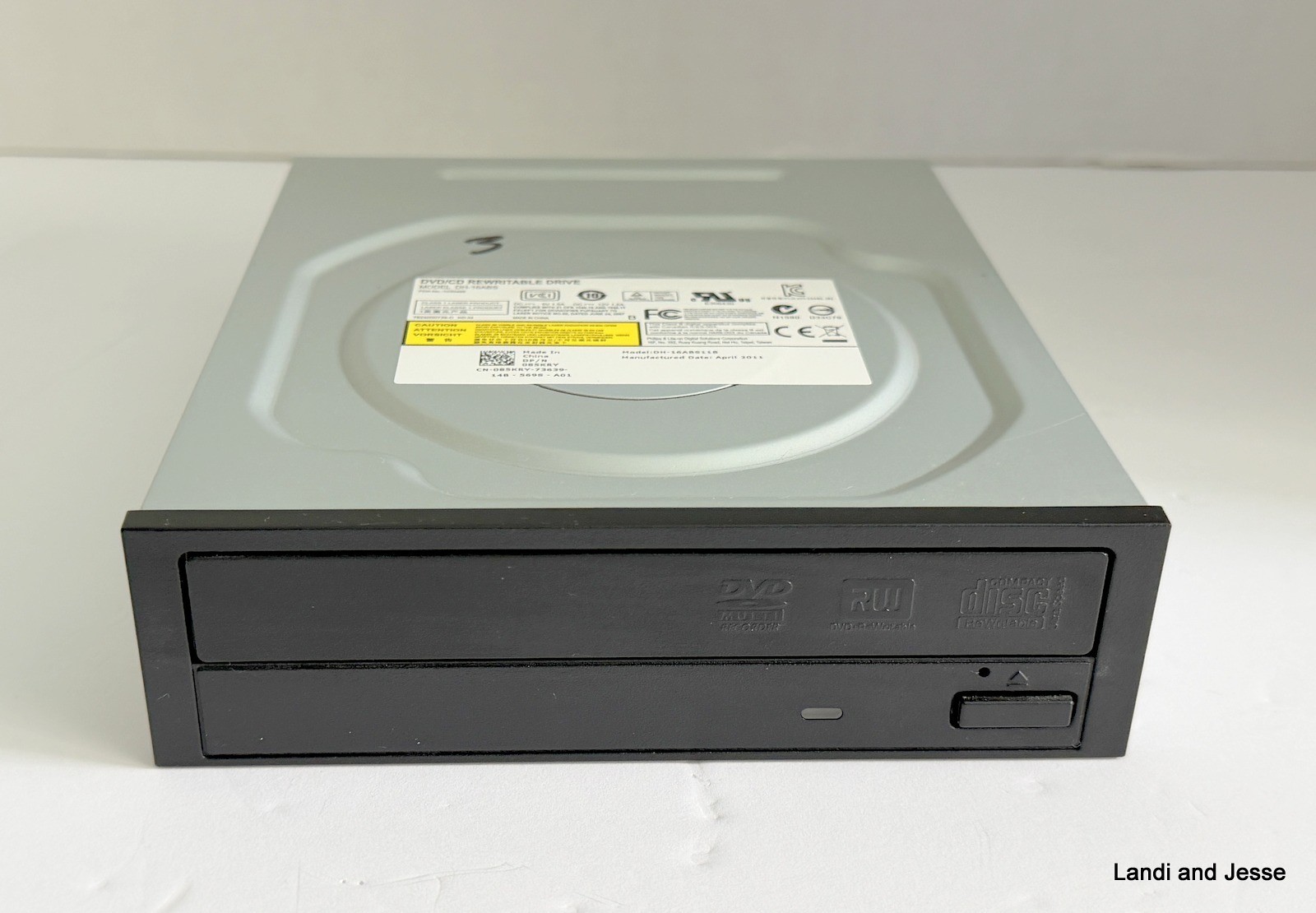 DVD/CD Rewritable Drive Model DH-16ABS