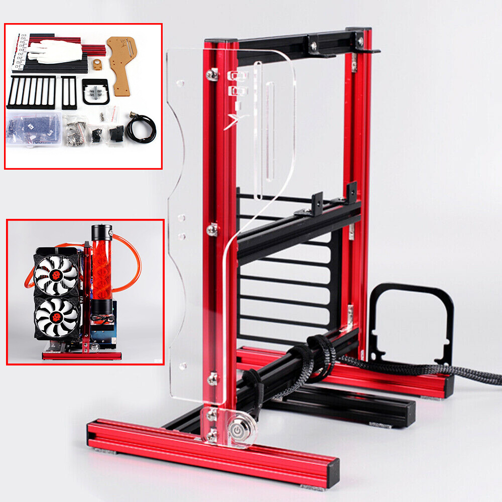 High Quality Open Chassis Rack Bare Metal Frame 300W For ITX Motherboard M-ATX