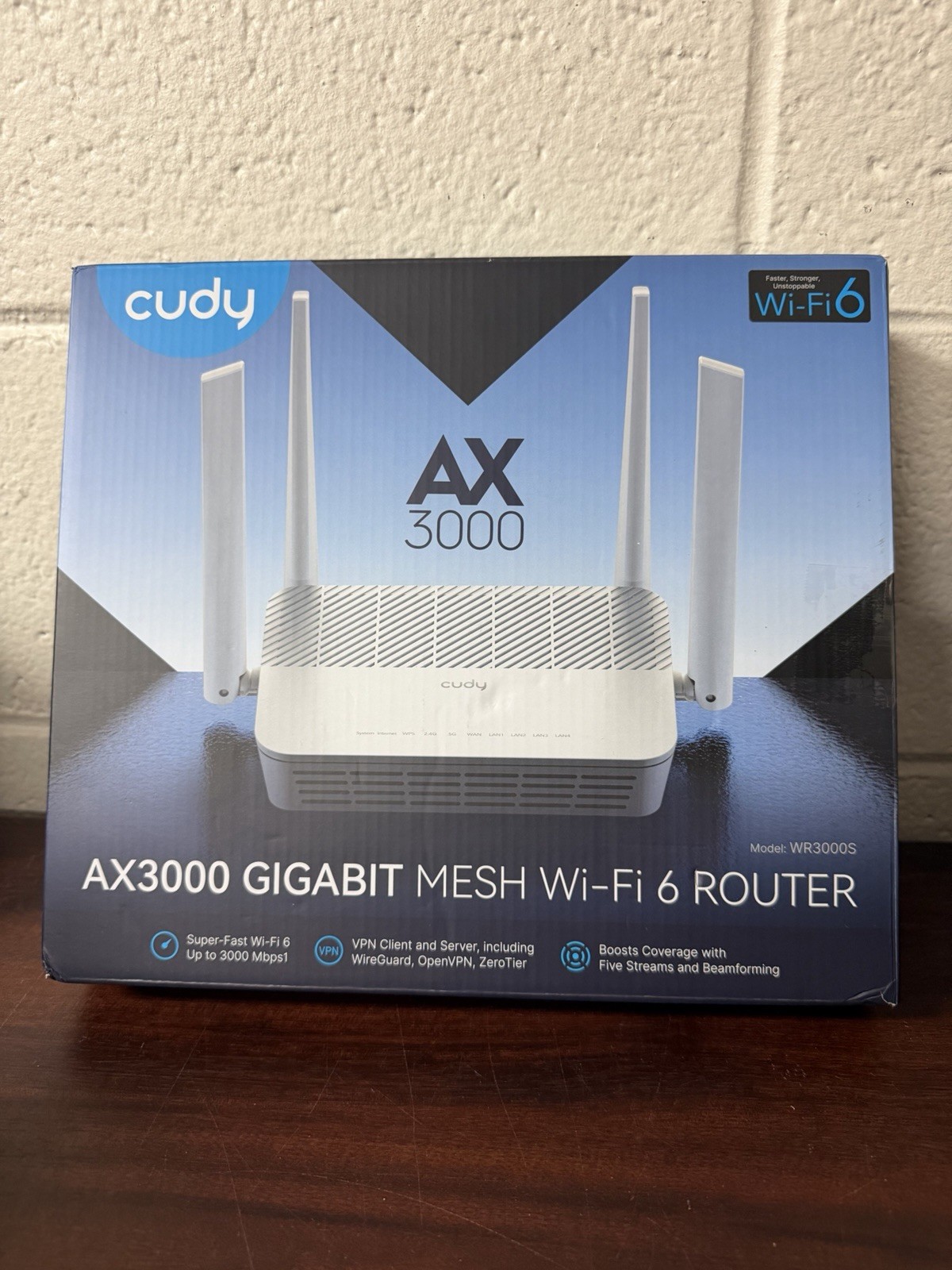 Wr3000s Ax3000 Dual Band Wifi 6 Mesh Router 5 Gigabit Ethernet Rj45 Ports 4 Ante