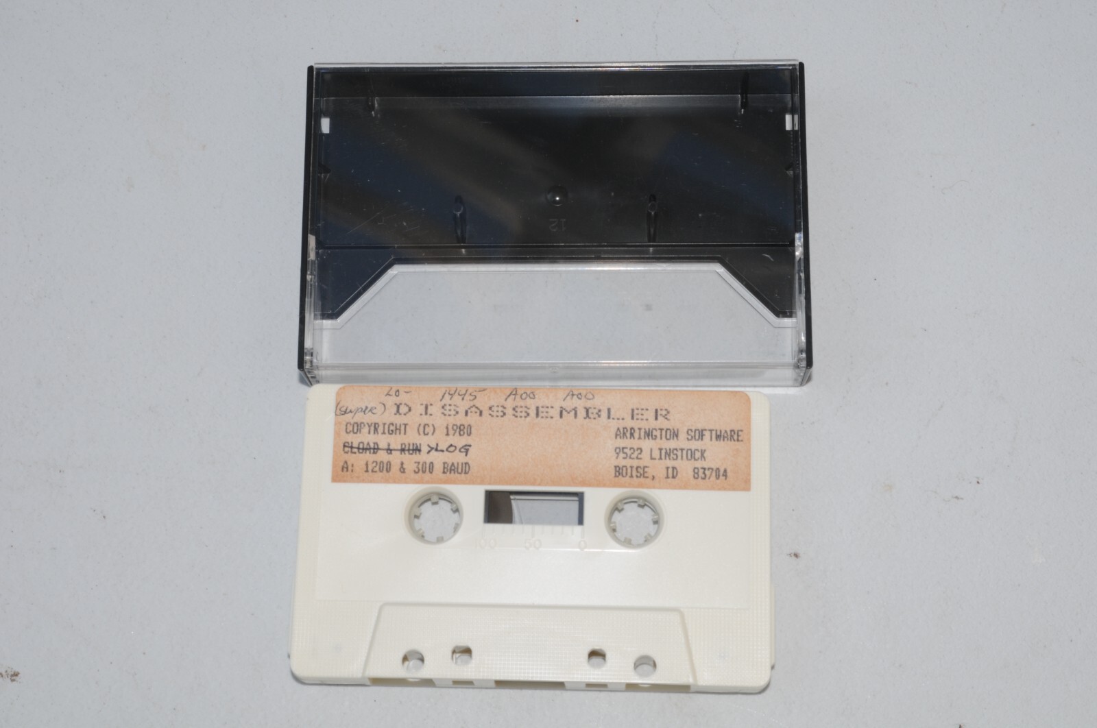 RARE EXIDY SORCERER SOFTWARE CASSETTE TAPE PROGRAM