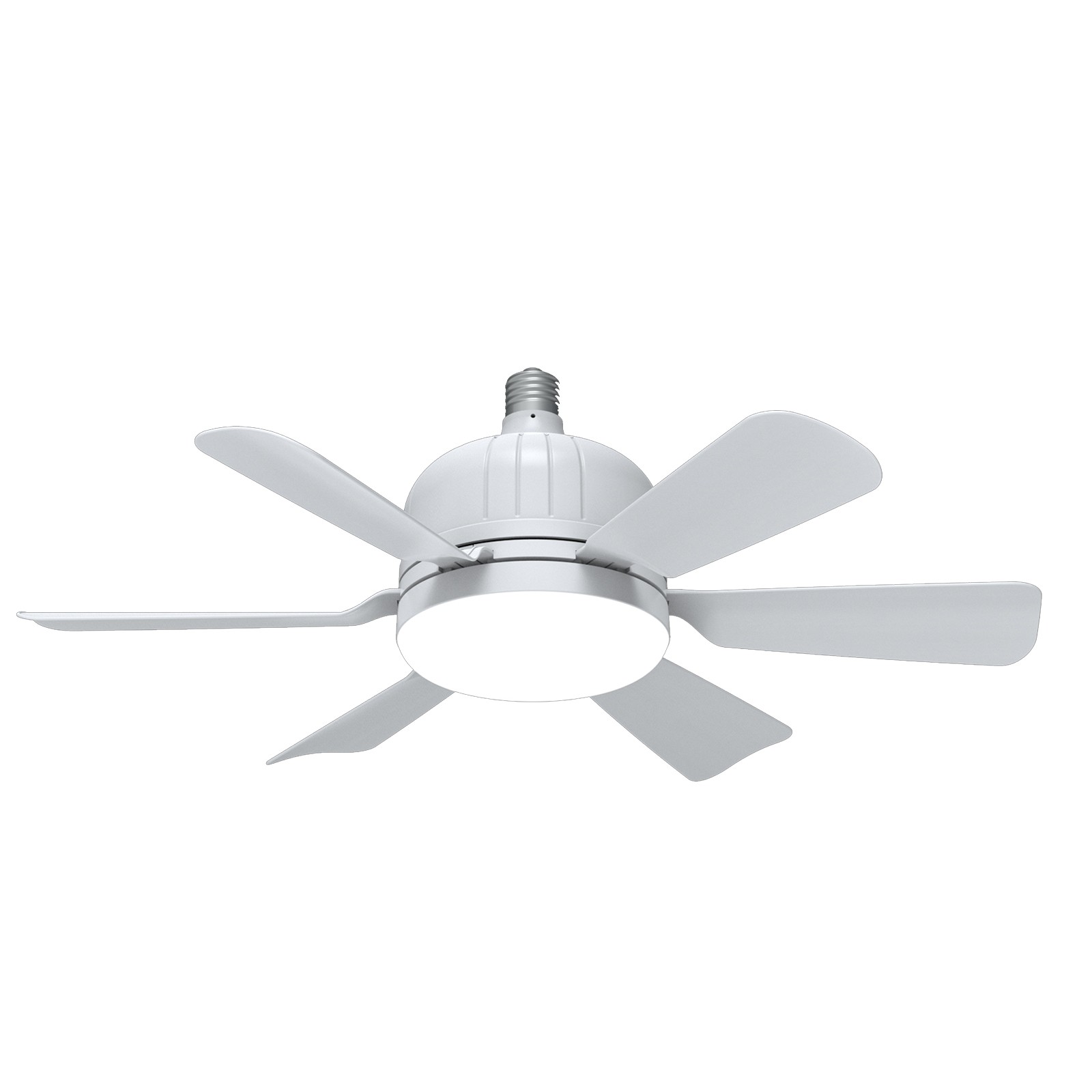 Silent Removable Fan Blade Fan Light Six Blade Fan Light 3000K-6500K Color LXJF