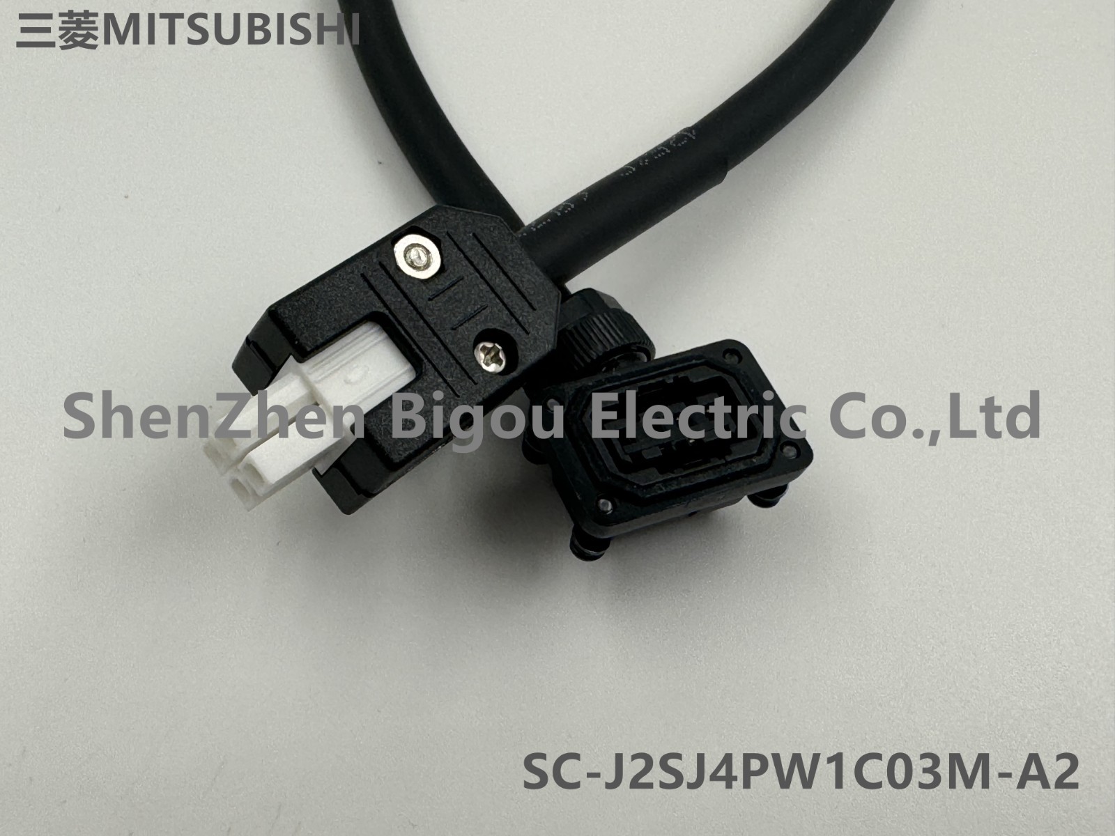 SC-J2SJ4PW1C03M-A2 Replacement Power Cable Mitsubishi Servo Motor Conversion