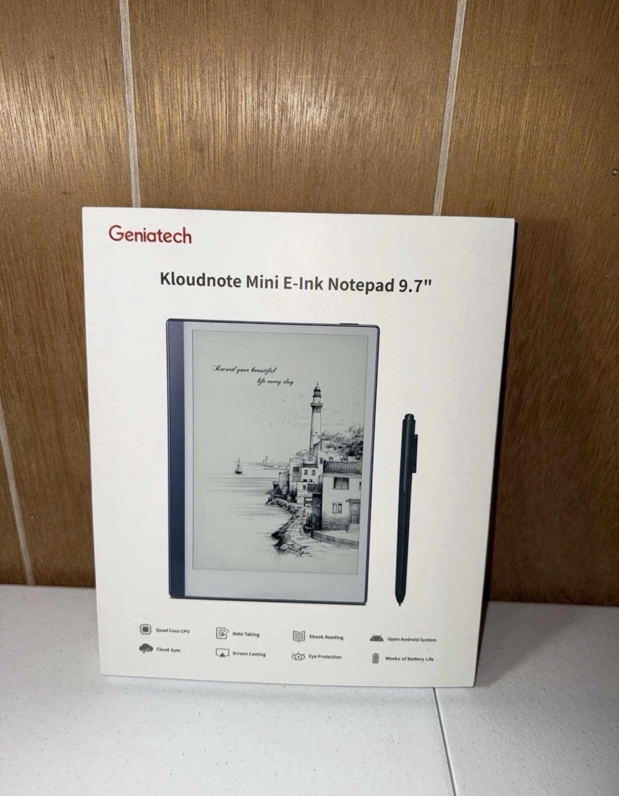 Geniatech Kloudnote Mini Notepad 9.7" Digital Android E-Ink ePaper Tablet NEW