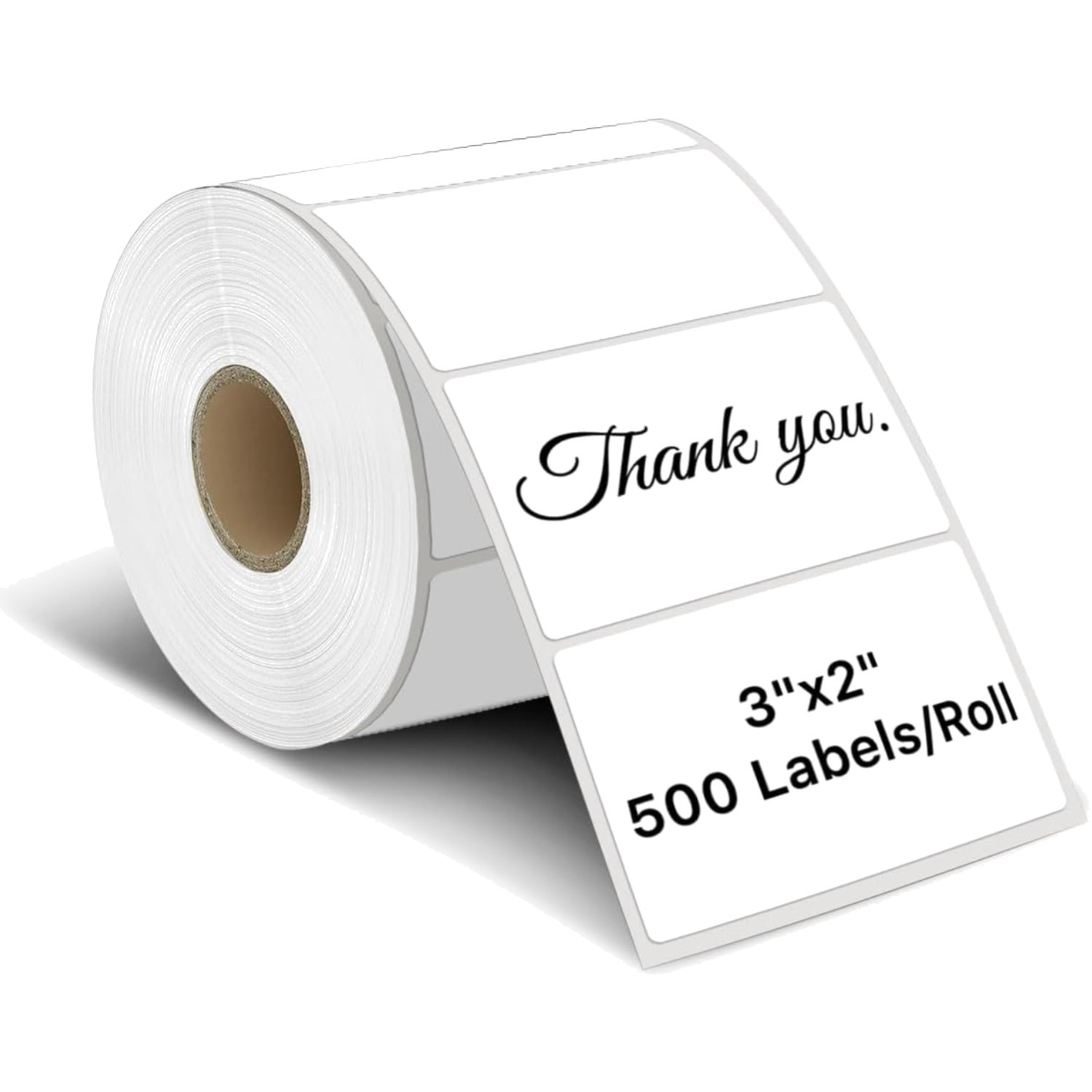 Durable 500 Pack Thermal Label Stickers 3x2 Inch - Tear and Water Resistant
