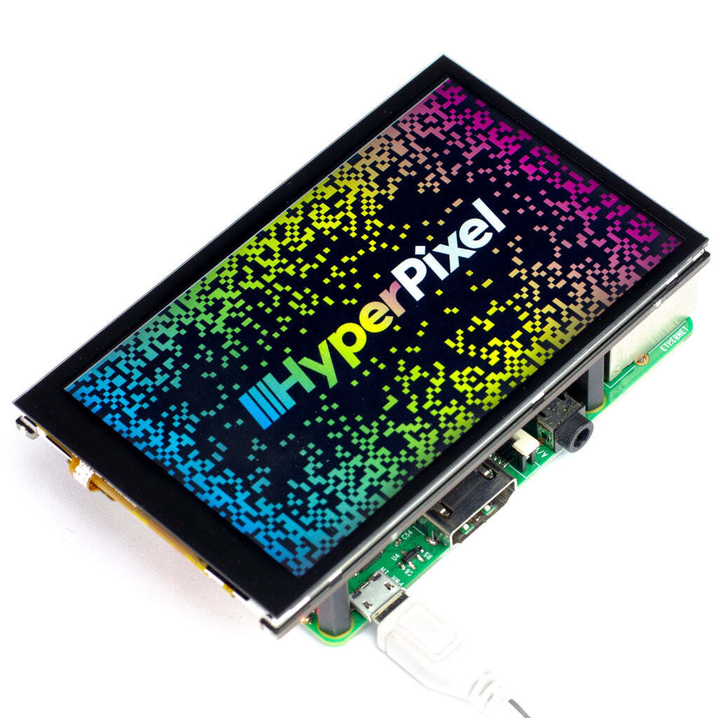 Pimoroni HyperPixel 4.0 - Hi-Res Display for Raspberry Pi - Touch PIM369
