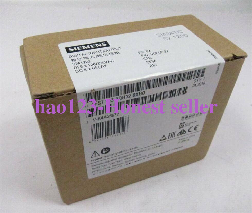 One Siemens 6ES7 223-1QH32-0XB0 PLC Module 6ES7223-1QH32-0XB0(DHL or FedEx) NEW