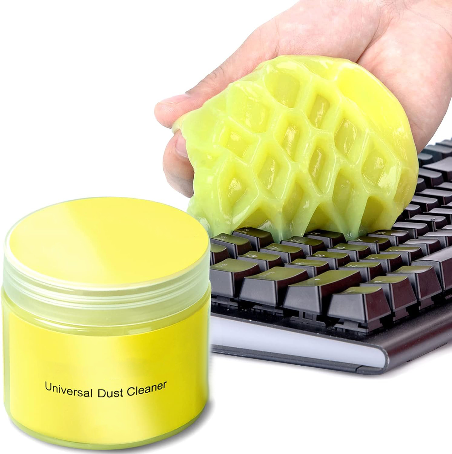 Keyboard Cleaner Gel 160g - Reusable Dust Cleaning Gel for PC, Laptop, Car Vent