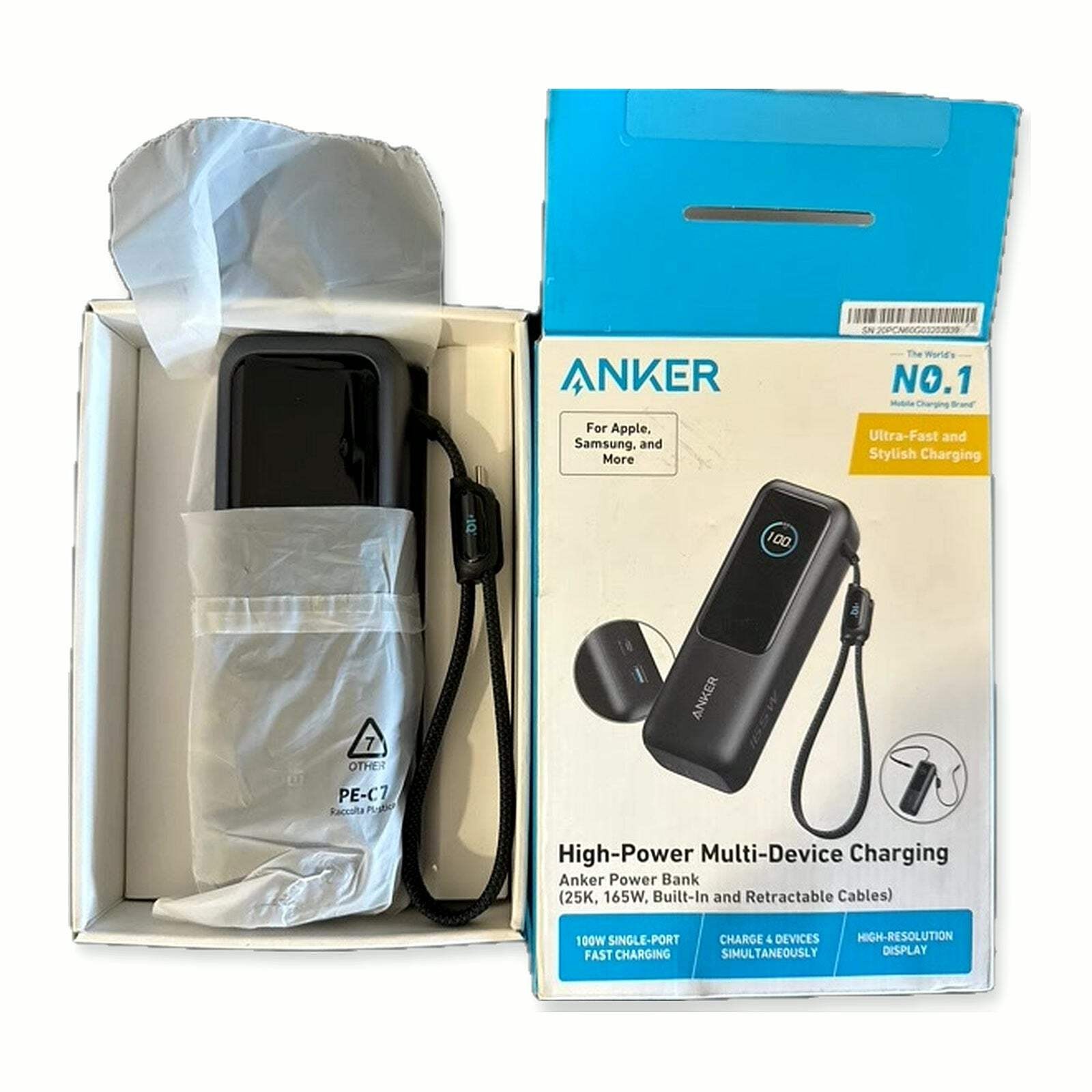 Anker - Laptop Power Bank - Black - Open Box