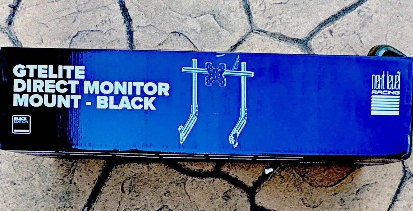 Next Level Racing GT Elite Direct Monitor Mount, Black, BRAND NEW
