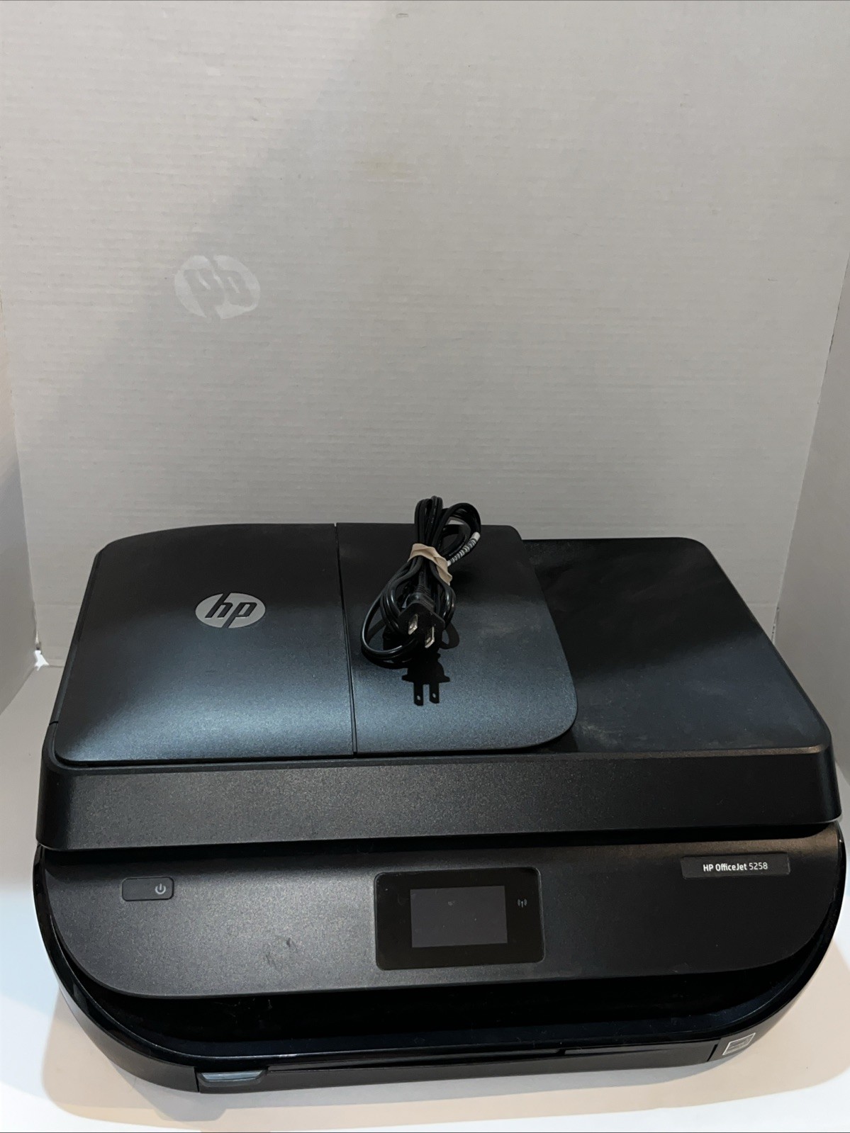 HP OfficeJet 5258 Wireless All-in-One Inkjet Printer Scan Copy Fax NO INK