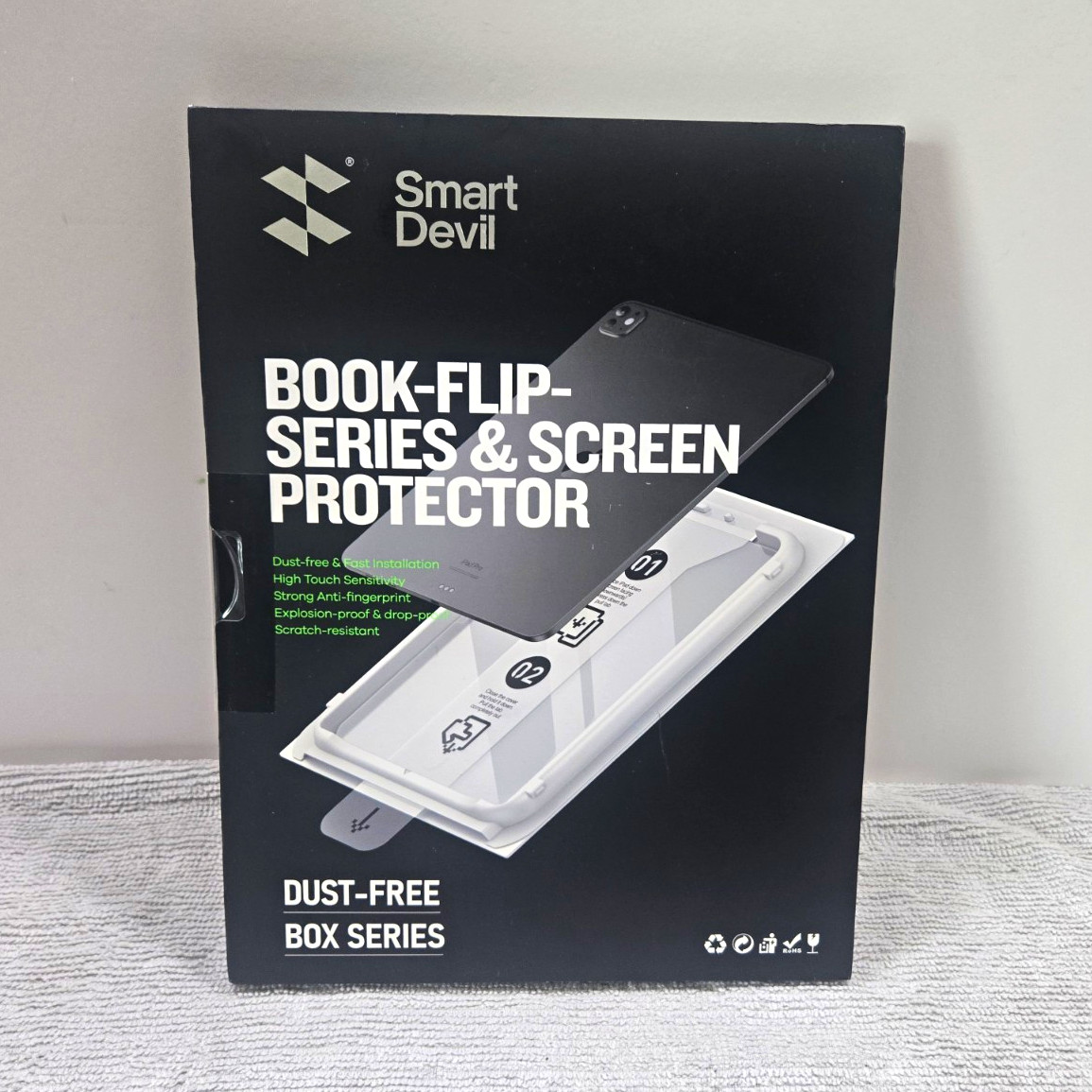 SmartDevil Tempered Glass Screen Protector for Apple iPad Air 11in Clear