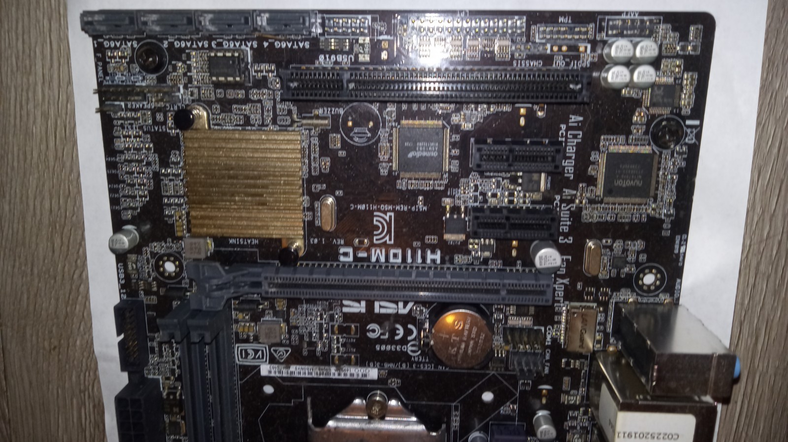 ASUS H110M-C LGA1151 MicroATX DDR4 Motherboard 2 DIMM Slots DVI VGA
