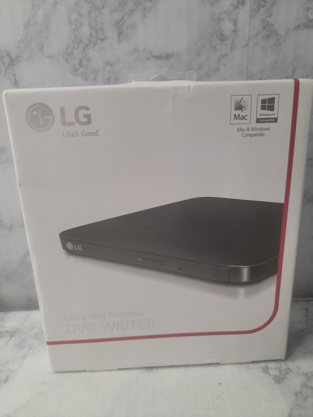 New for LG GP65NB60 Ultra Slim Portable DVD Writer 8X USB 2.0 Mac Windows