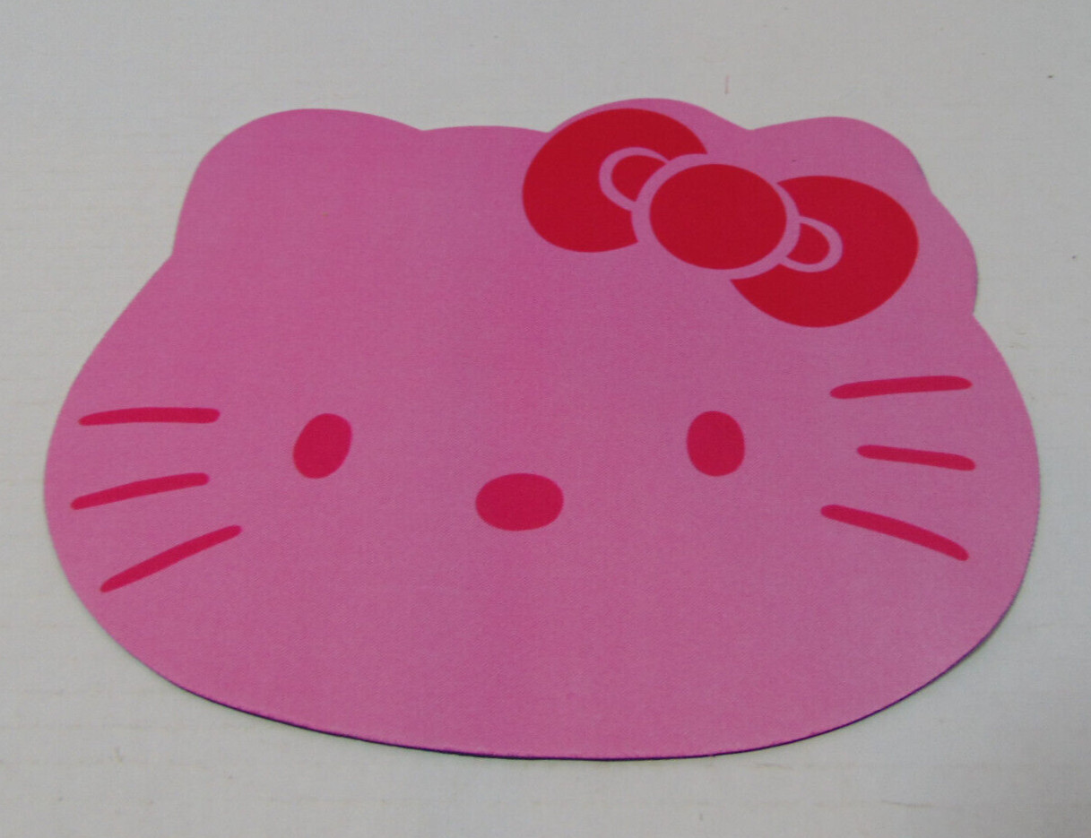 Hello Kitty Styling Mouse Pad For Computer PC Laptop Non Slip Pink with Bow
