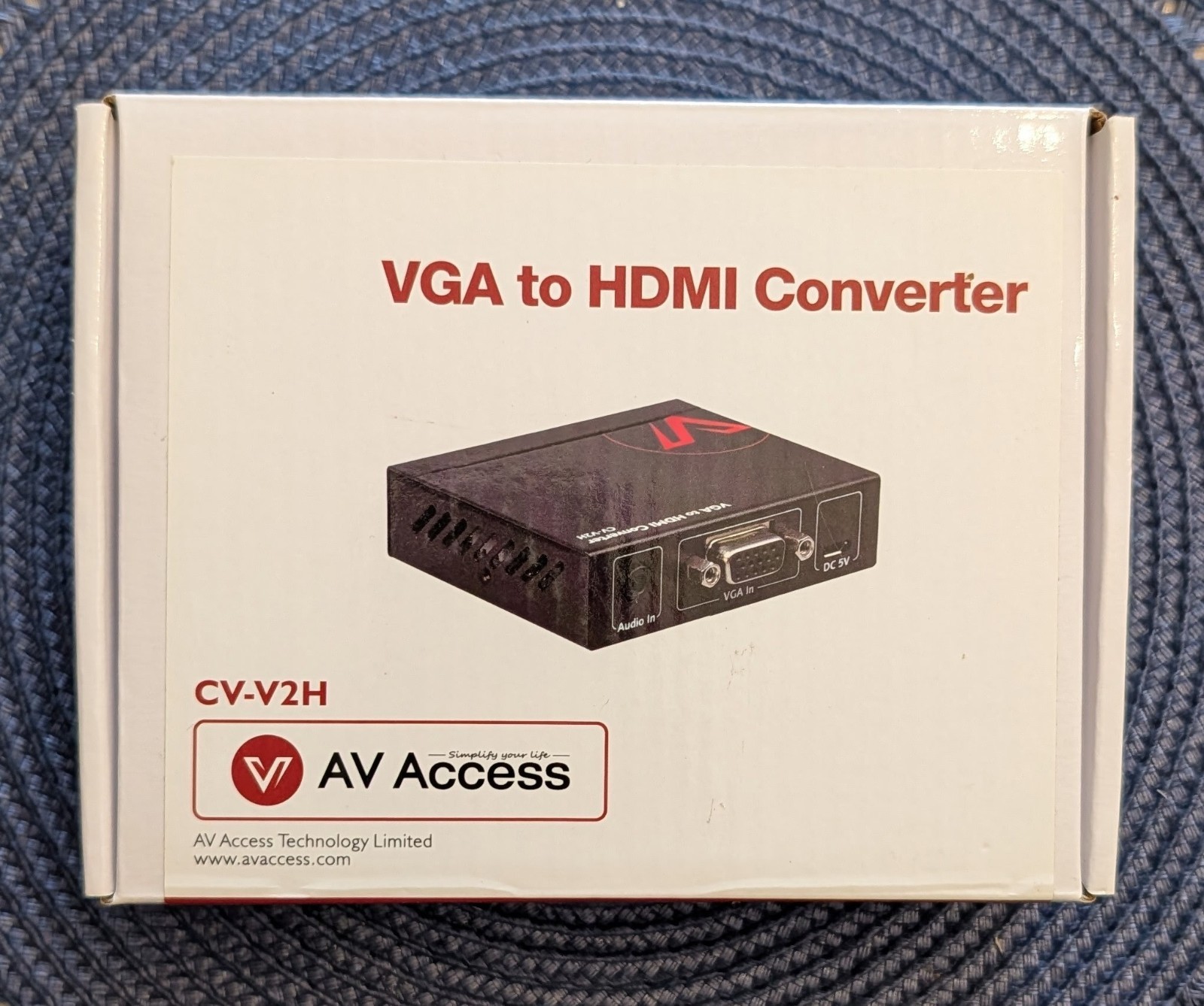 AV Access CV-V2H VGA & Stereo Audio to HDMI Converter - BRAND NEW