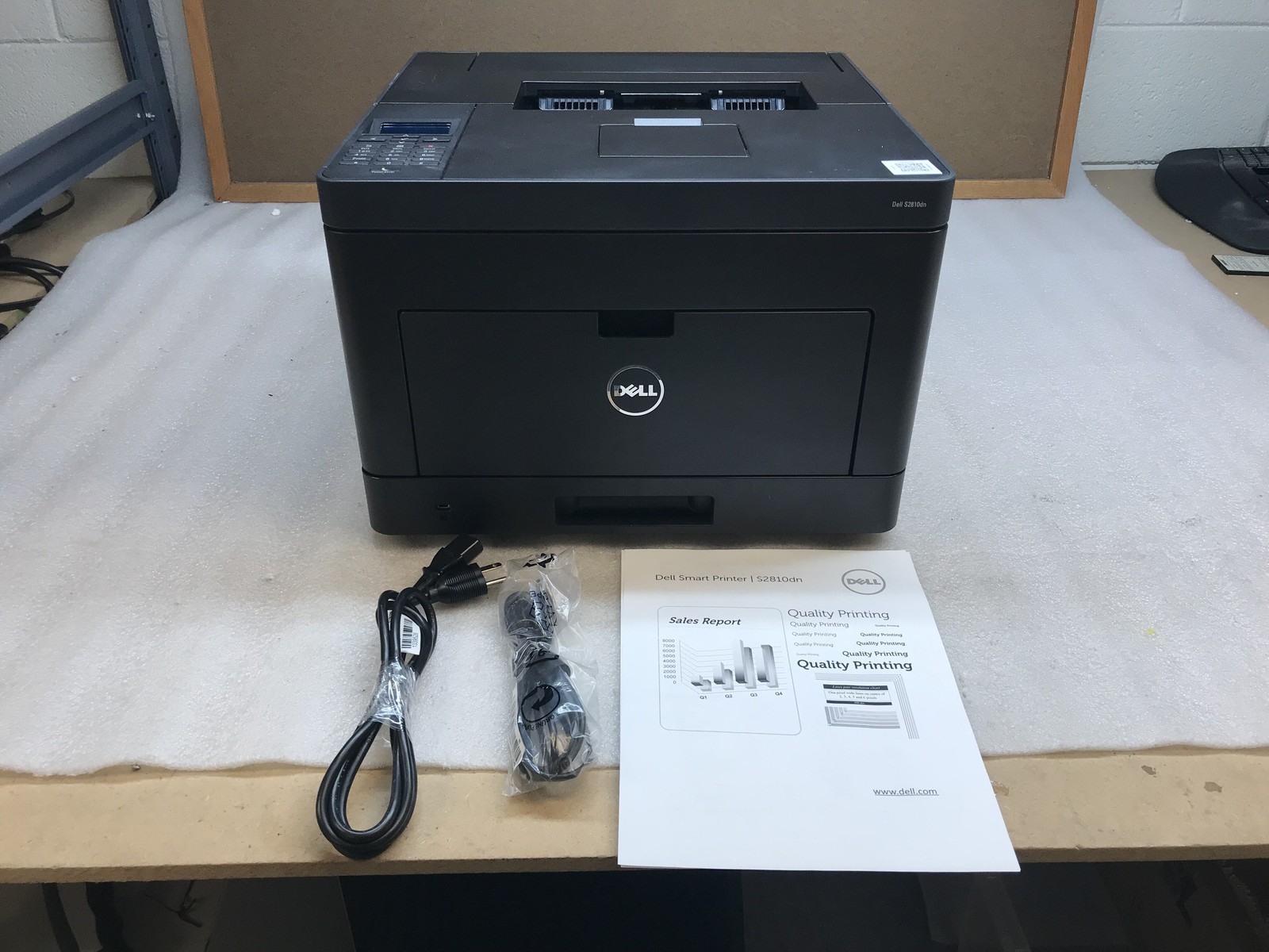 Dell S2810dn Workgroup Duplex Laser Printer with 4k pg ct and Toner
