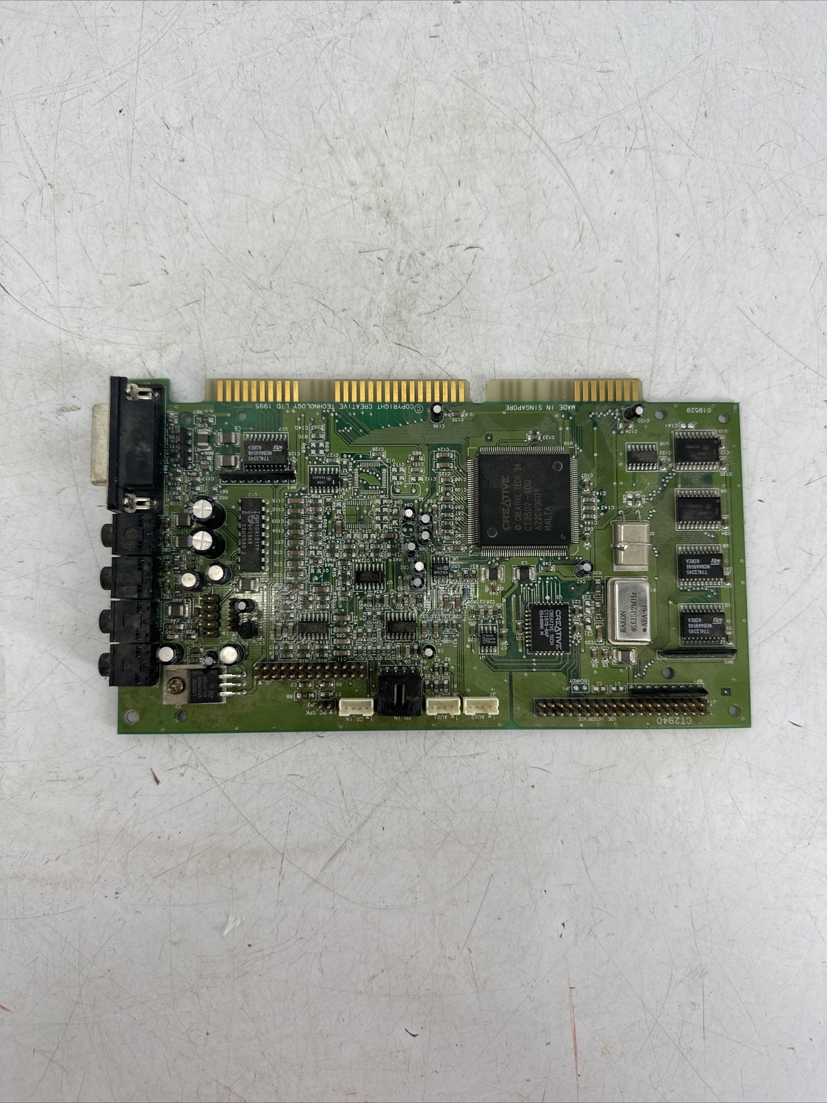 Vintage Sound Card Vibra 16 Creative Tech 94 CT2501-SDQ A22CV9601