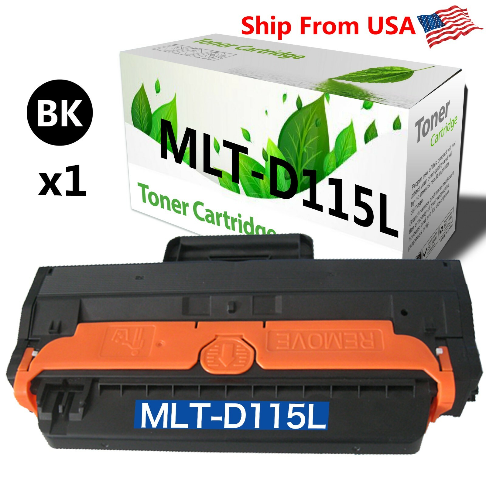 1 PK MLT-D115L MLTD115L Toner Cartridge for Samsung M2670N 2670FN 2870FW