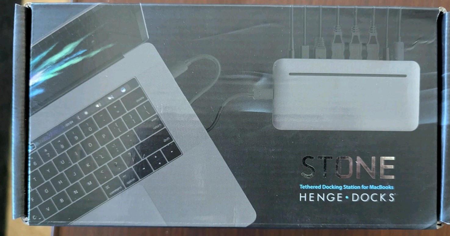 Henge Docks"Stone" HD01TAUSBC USB C Dock for MacBook Pro