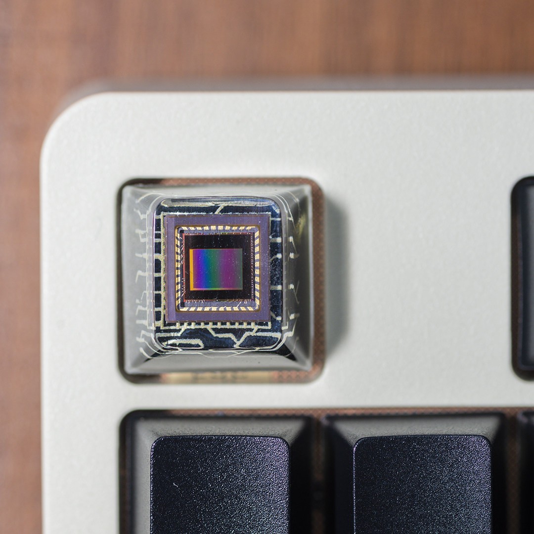 1pc  CMOS Chip Keycaps  Custom Resin Keycaps Custom Mechanical Keyboard keycaps