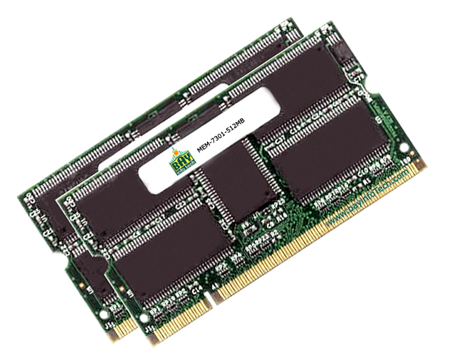 MEM-7301-512MB 512MB (2 x 256MB) Memory Kit  3rd Party For Cisco 7301 Router