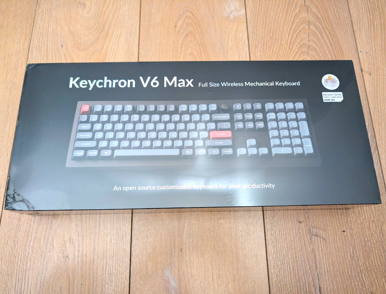 Keychron V6 Max Full Size Wireless Mechanical Keyboard RGB Programmable V6M-D4
