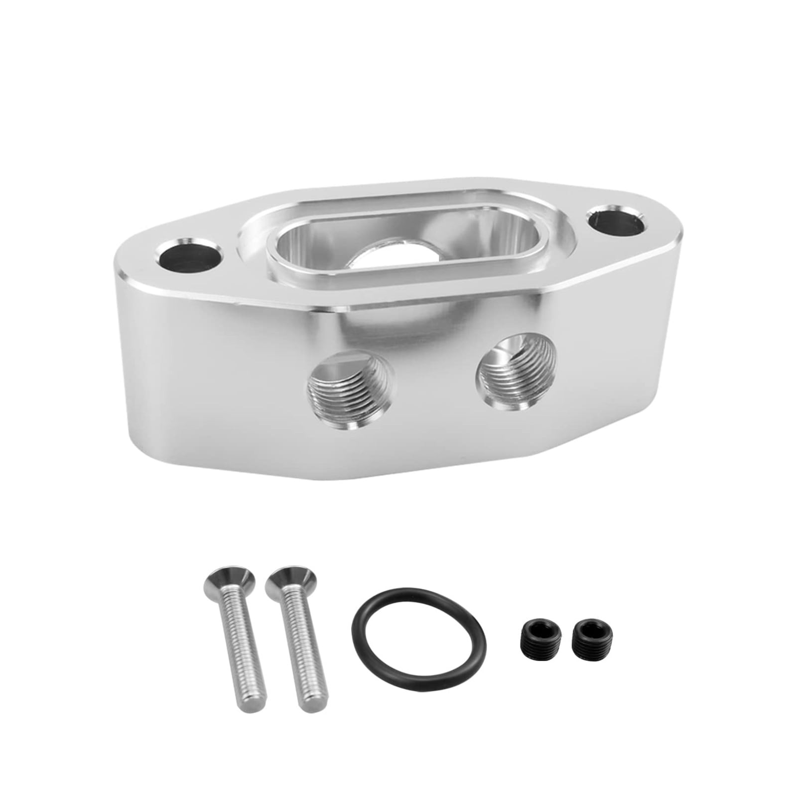 LS Oil Pressure Sensor Relocation Adapter Dual 1/8 NPT for LS Truck G8 LS3